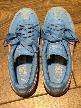 Women's Puma Shoes - Baby Blue/Light Pink - Size EUR 39, US 8.5